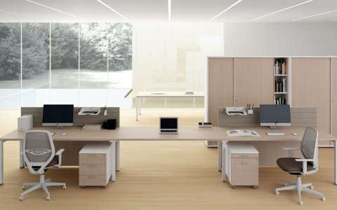 Kancelářský nábytek; Dodáváme kancelářský nábytek tuzemské a italské výroby. Z českých výrobců doporučujeme zejména nábytkové řady výrobců HOBIS a EXNER, z italské produkce kancelářský nábytek LAS.